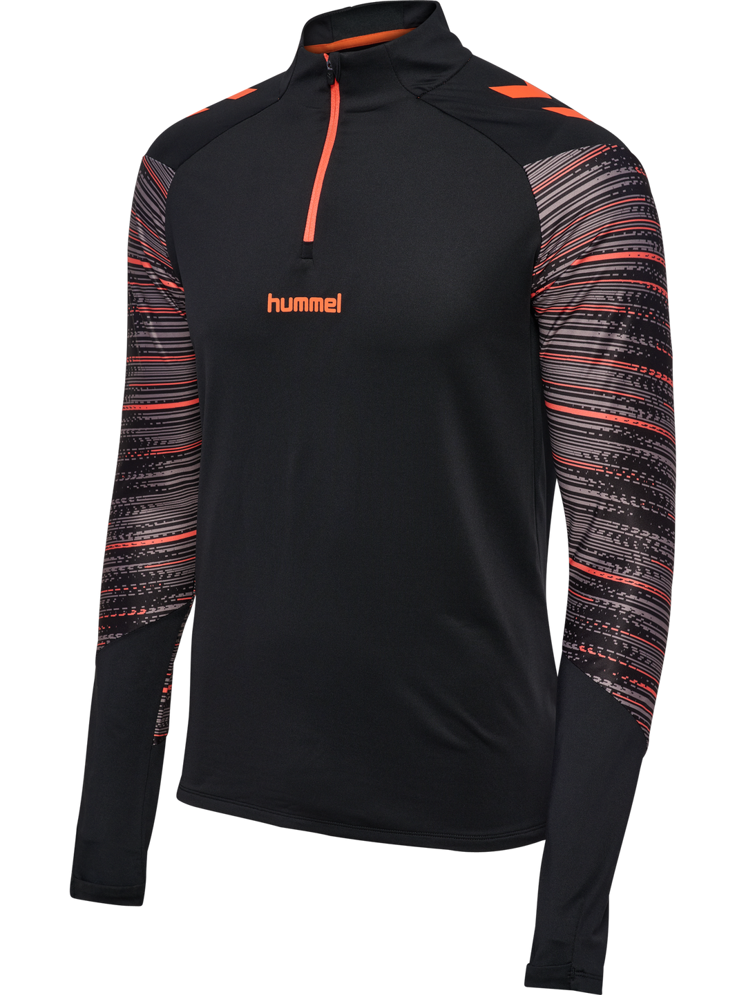 Hummel Hmlblaze Pro Training Half Zip - black/orange