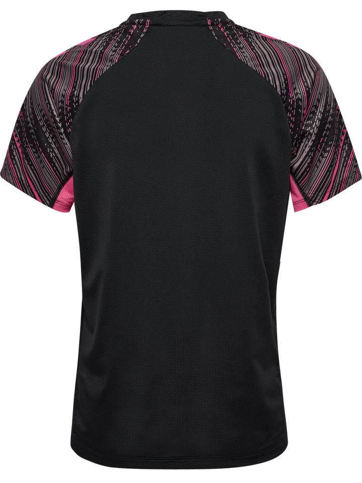 Hummel Hmlblaze Pro Training Jersey S/S Wo - black/pink