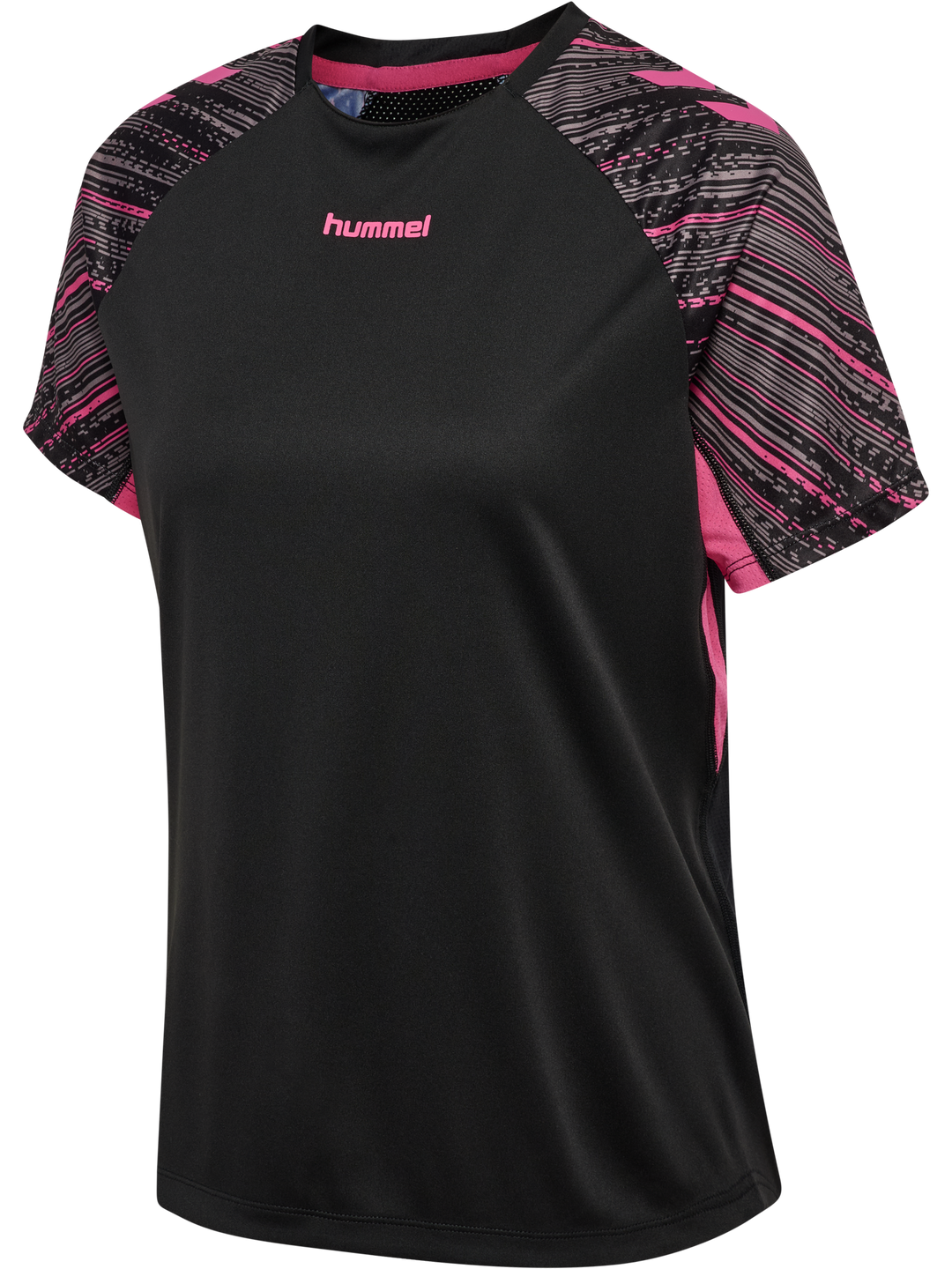 Hummel Hmlblaze Pro Training Jersey S/S Wo - black/pink