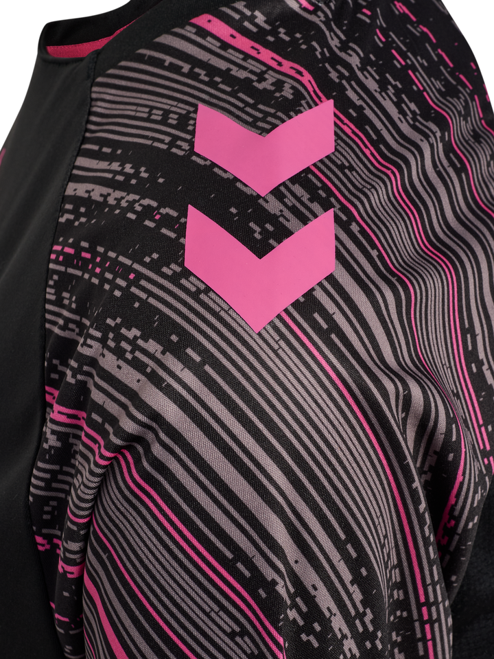 Hummel Hmlblaze Pro Training Jersey S/S Wo - black/pink