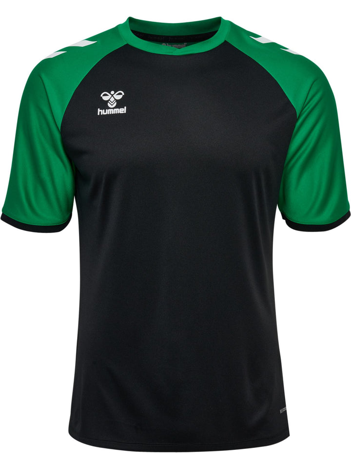 Hummel hmlMATCH LEAGUE JERSEY S/S - BLACK/JELLY BEAN
