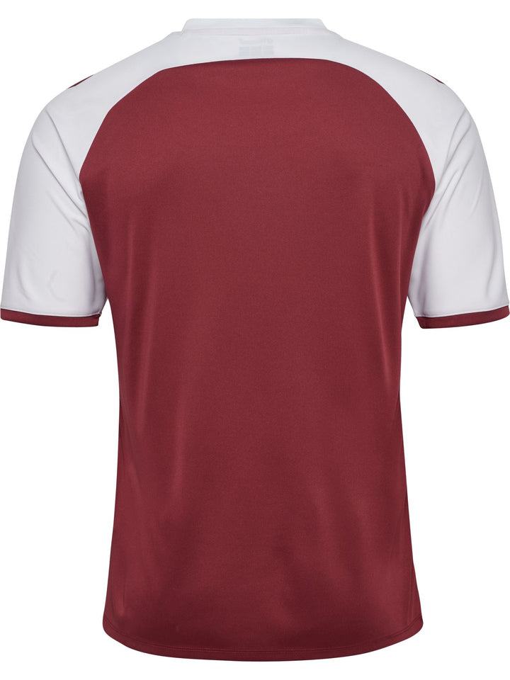 Hummel hmlMATCH LEAGUE JERSEY S/S - MAROON/WHITE