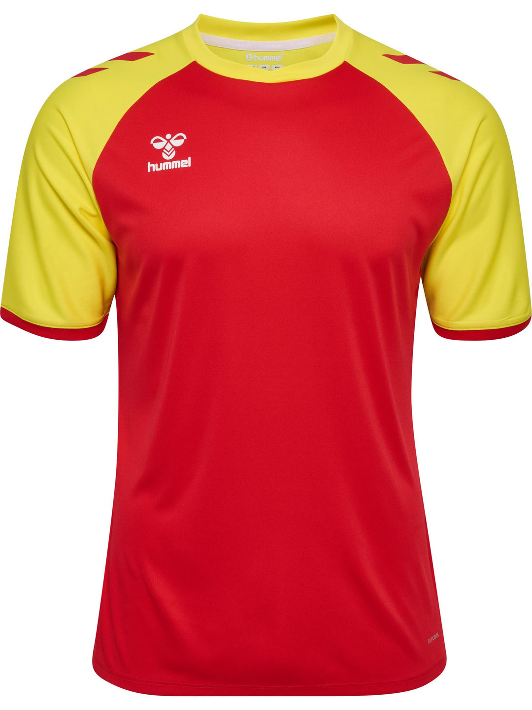 Hummel hmlMATCH LEAGUE JERSEY S/S - TRUE RED/BLAZING YELLOW