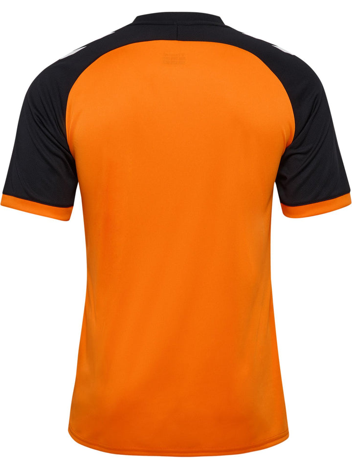 Hummel hmlMATCH LEAGUE JERSEY S/S - ORANGE TIGER/BLACK