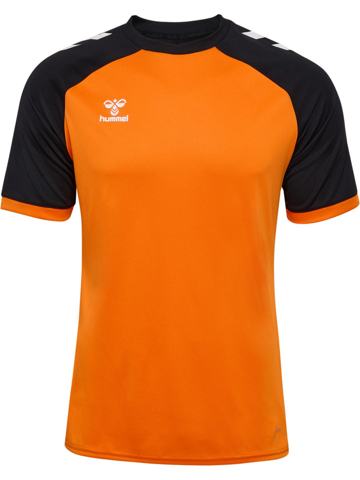 Hummel hmlMATCH LEAGUE JERSEY S/S - ORANGE TIGER/BLACK
