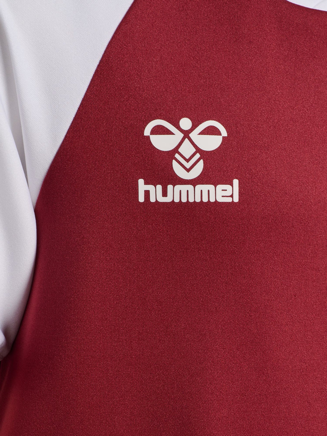 Hummel Hmlmatch League Jersey S/S Kids - maroon/white