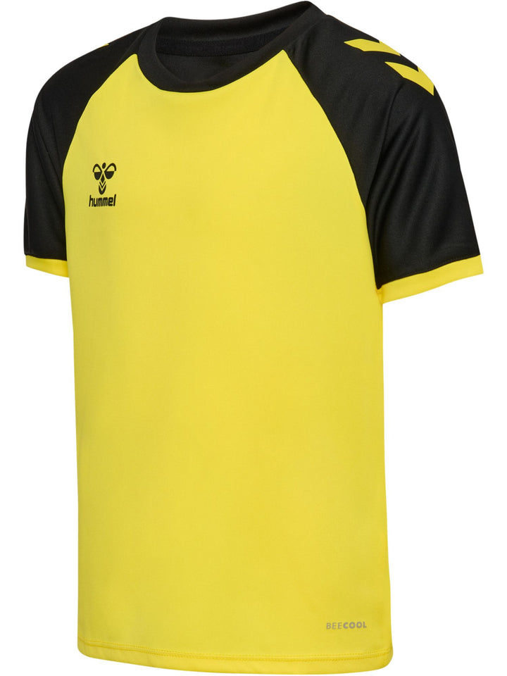 Hummel hmlMATCH LEAGUE JERSEY S/S KIDS - BLAZING YELLOW/BLACK