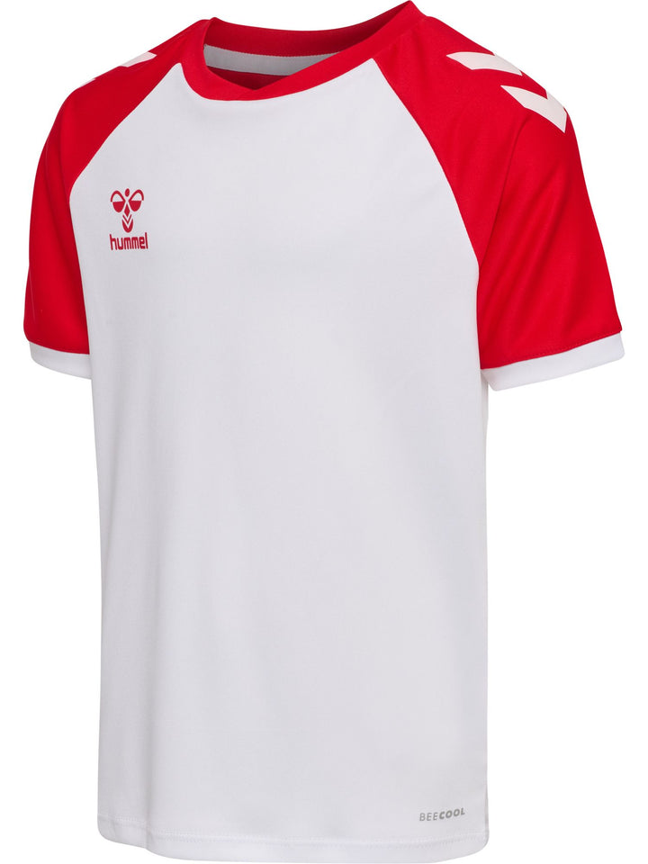 Hummel Hmlmatch League Jersey S/S Kids - white/true red