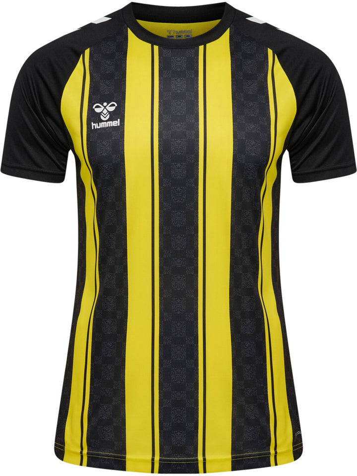 Hummel Hmlmatch Striped Jersey S/S - blazing yellow/black