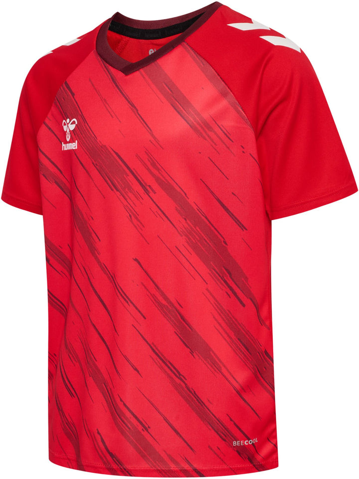 Hummel Hmlmatch Triumph Jersey S/S Kids - true red/zinfandel