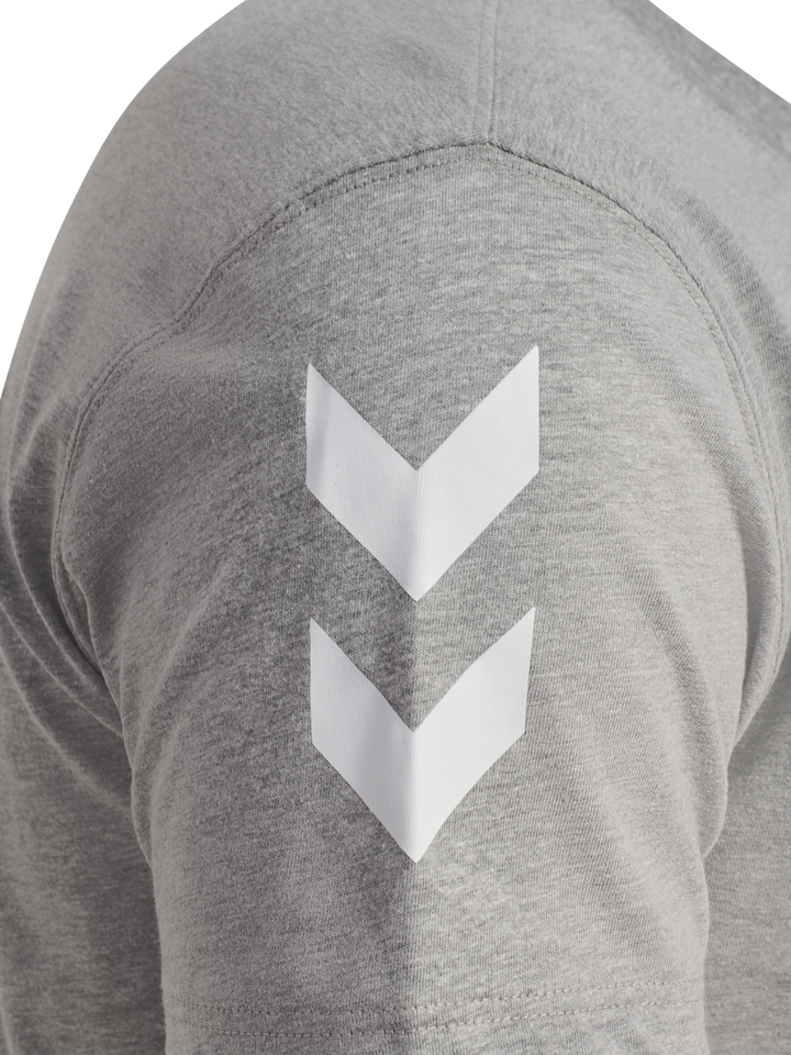 Hummel Hmlgo 2.0 Chevron T-Shirt S/S - grey melange