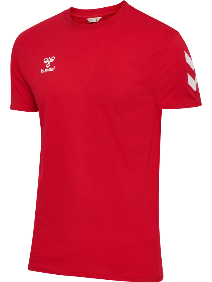 Hummel hmlGO 2.0 CHEVRON T-SHIRT S/S - TRUE RED