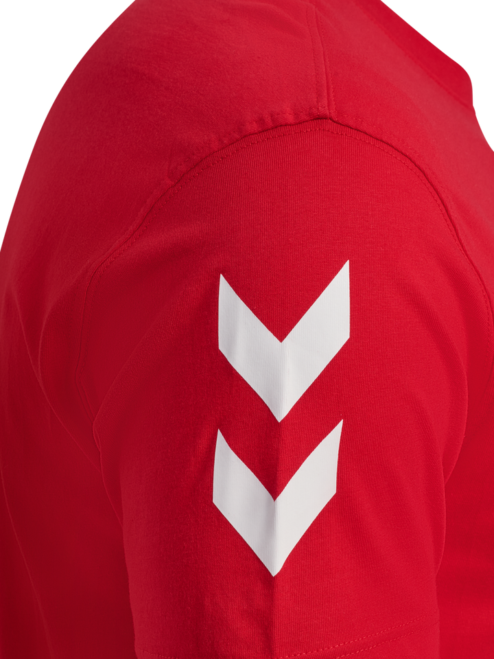Hummel hmlGO 2.0 CHEVRON T-SHIRT S/S - TRUE RED