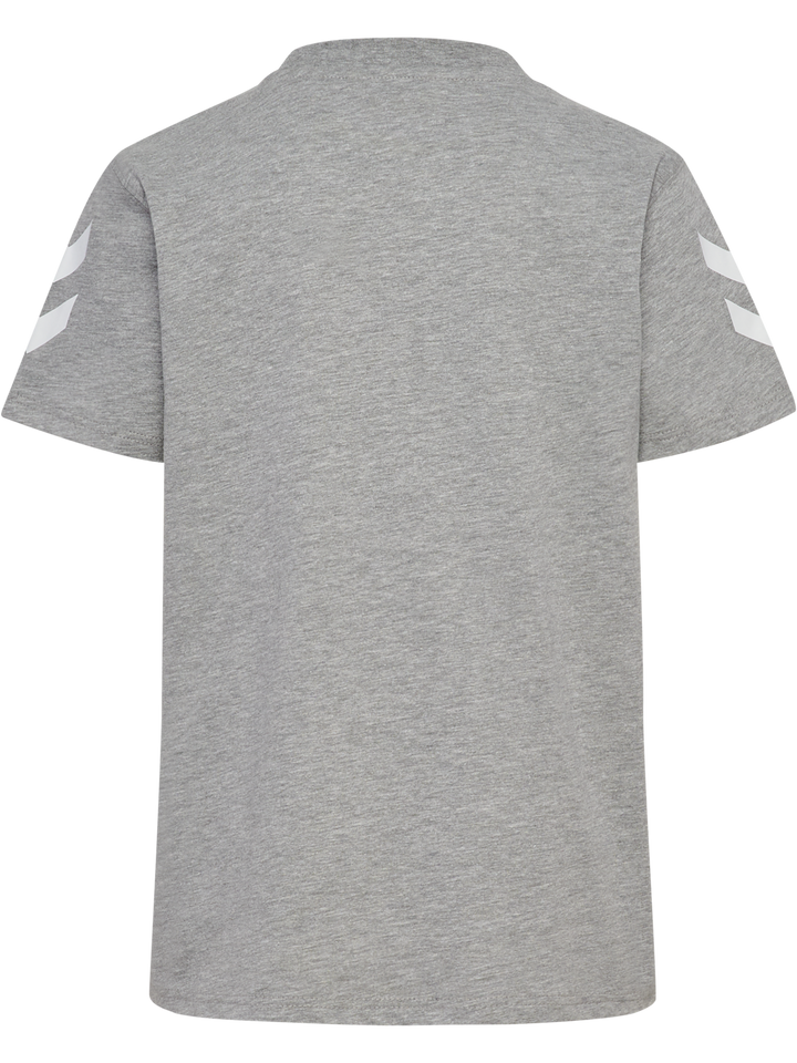 Hummel hmlGO 2.0 CHEVRON T-SHIRT S/S KIDS - GREY MELANGE