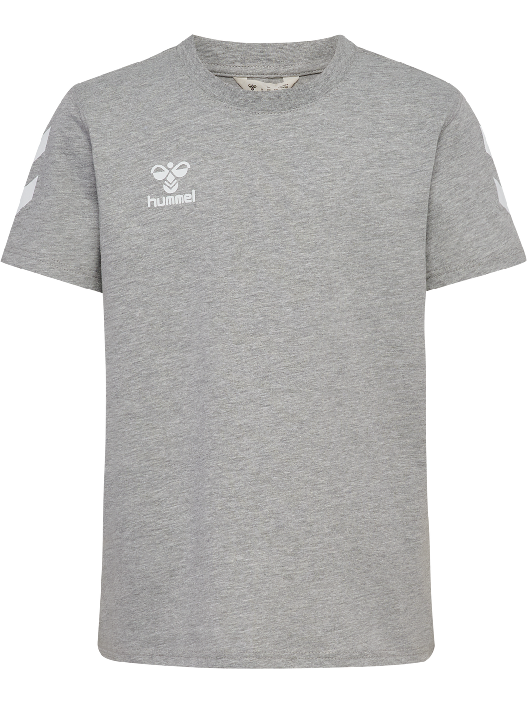 Hummel hmlGO 2.0 CHEVRON T-SHIRT S/S KIDS - GREY MELANGE