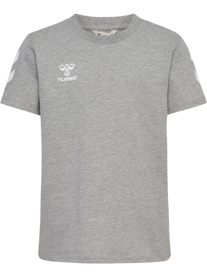 Hummel hmlGO 2.0 CHEVRON T-SHIRT S/S KIDS - GREY MELANGE