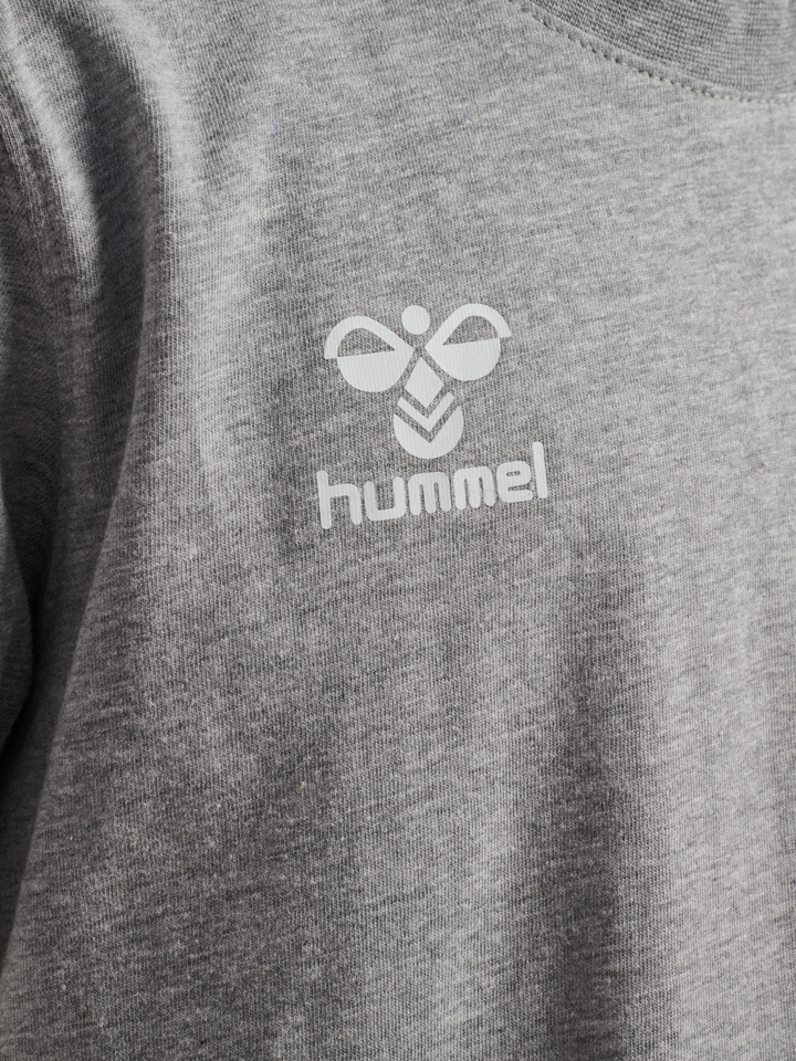 Hummel hmlGO 2.0 CHEVRON T-SHIRT S/S KIDS - GREY MELANGE