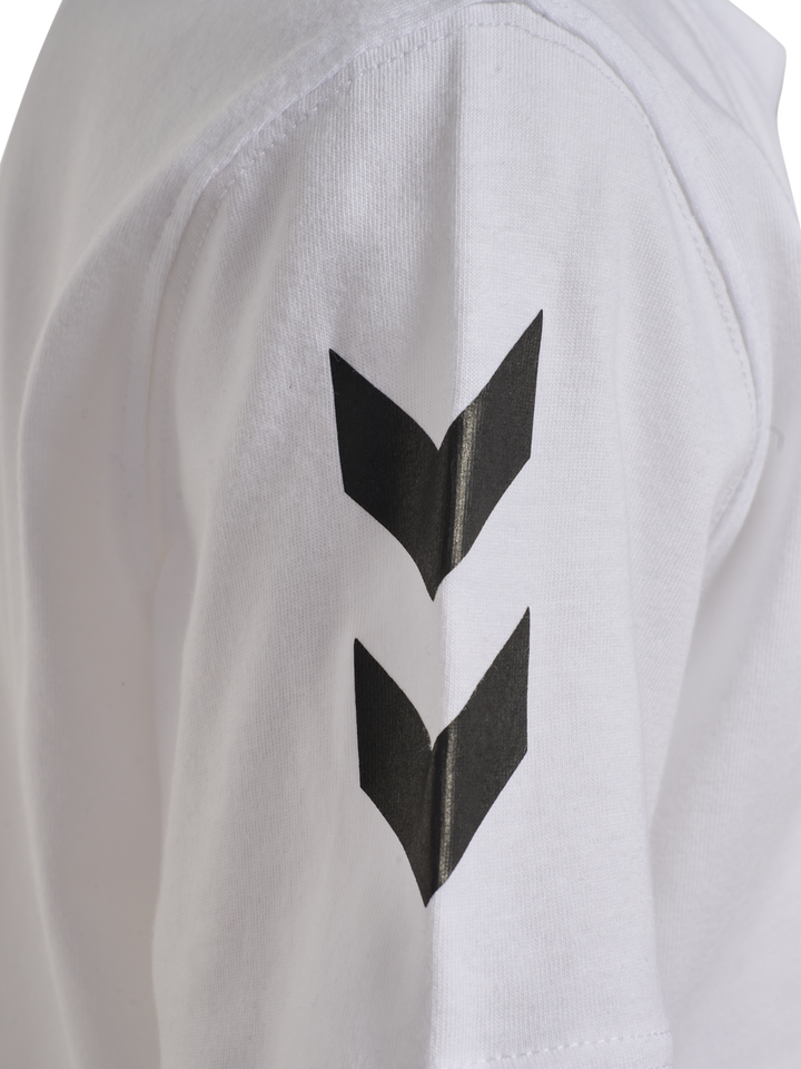 Hummel hmlGO 2.0 CHEVRON T-SHIRT S/S KIDS - WHITE