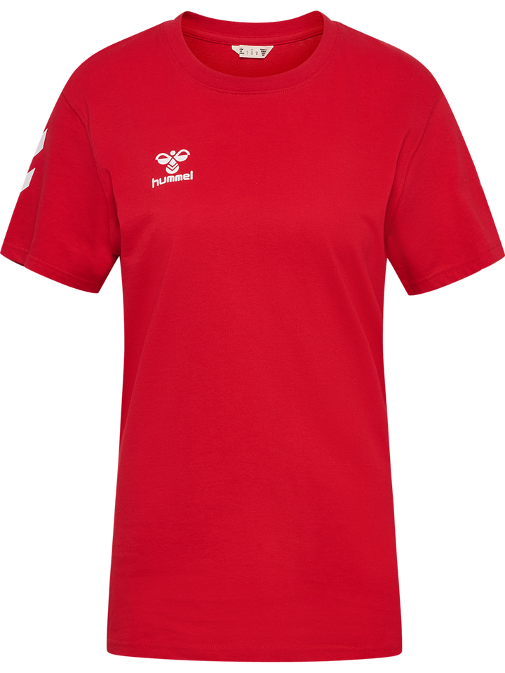 Hummel hmlGO 2.0 CHEVRON T-SHIRT S/S WOMAN - TRUE RED