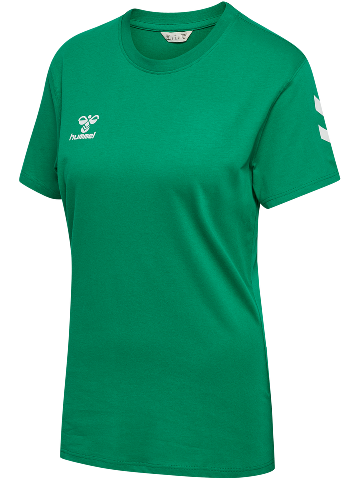 Hummel hmlGO 2.0 CHEVRON T-SHIRT S/S WOMAN - JELLY BEAN