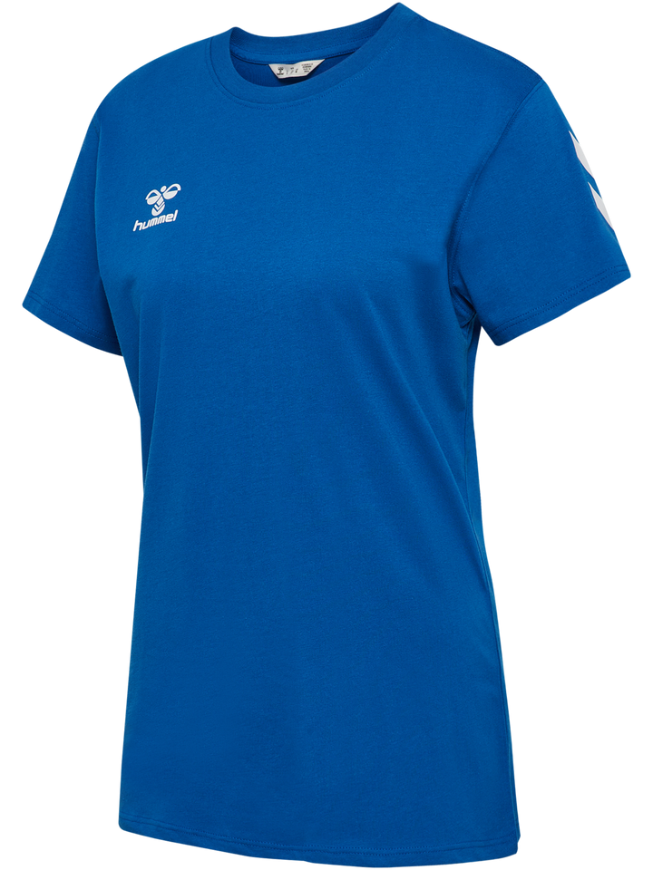 Hummel hmlGO 2.0 CHEVRON T-SHIRT S/S WOMAN - TRUE BLUE