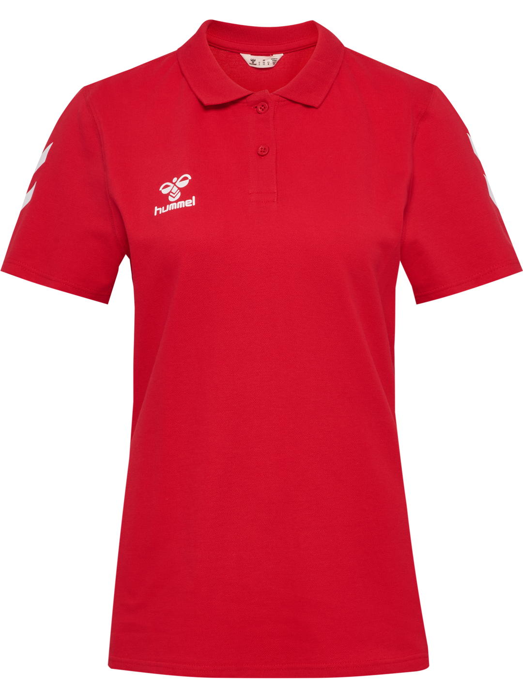 Hummel hmlGO 2.0 CHEVRON POLO WOMAN - TRUE RED