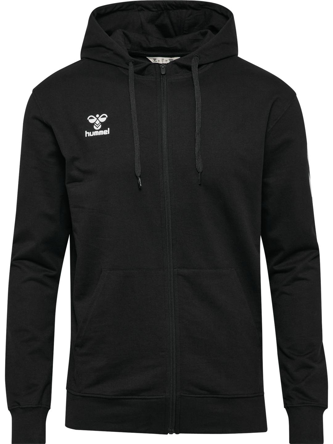 Hummel hmlGO 2.0 CHEVRON ZIP HOODIE - BLACK