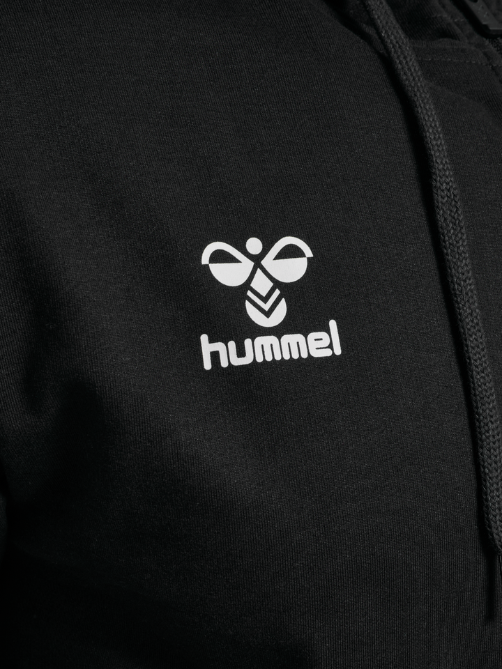 Hummel hmlGO 2.0 CHEVRON ZIP HOODIE - BLACK