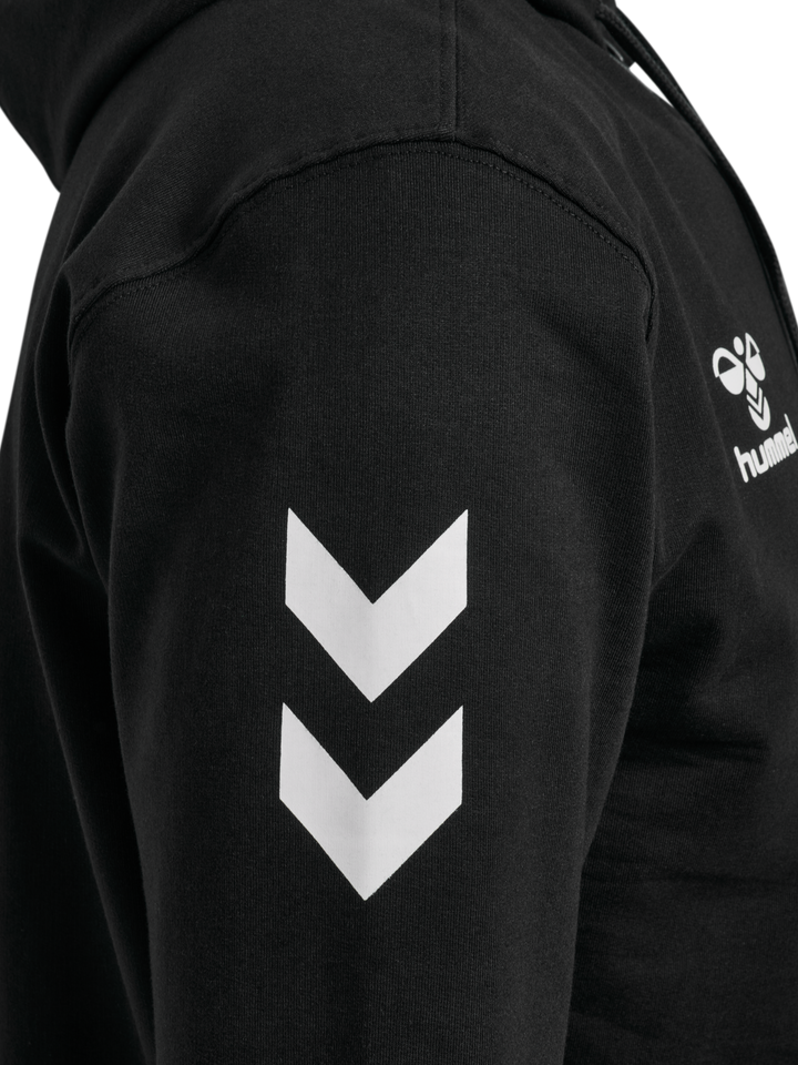 Hummel hmlGO 2.0 CHEVRON ZIP HOODIE - BLACK