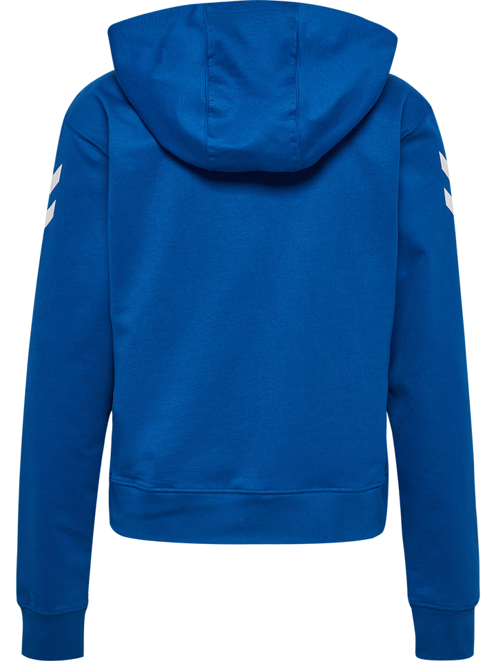 Hummel hmlGO 2.0 CHEVRON ZIP HOODIE WOMAN - TRUE BLUE