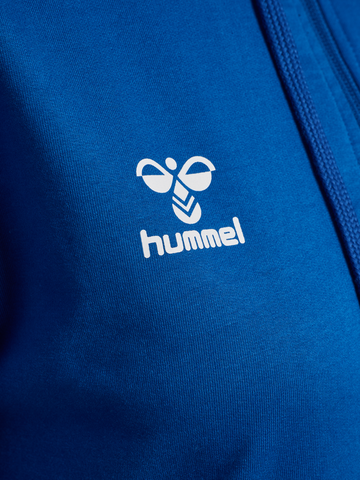 Hummel hmlGO 2.0 CHEVRON ZIP HOODIE WOMAN - TRUE BLUE