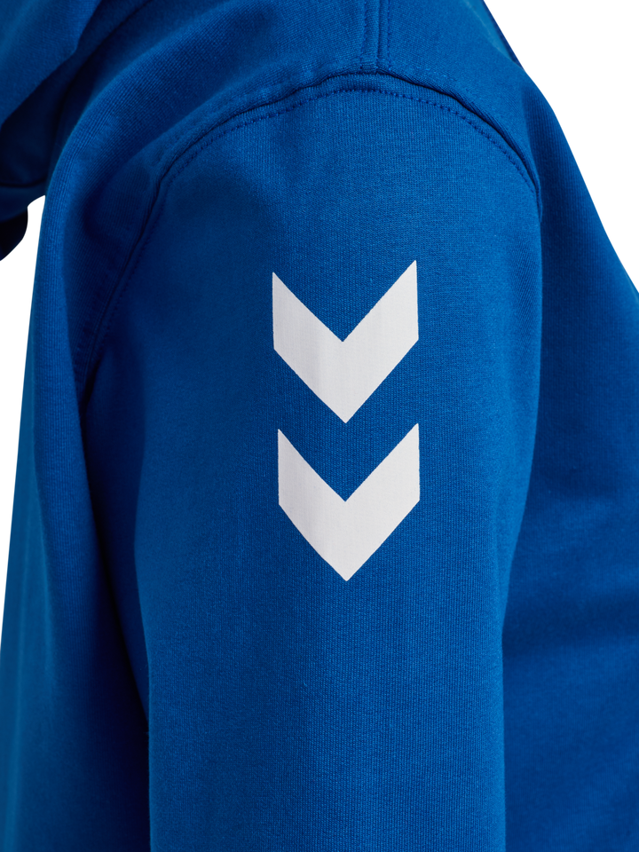 Hummel hmlGO 2.0 CHEVRON ZIP HOODIE WOMAN - TRUE BLUE
