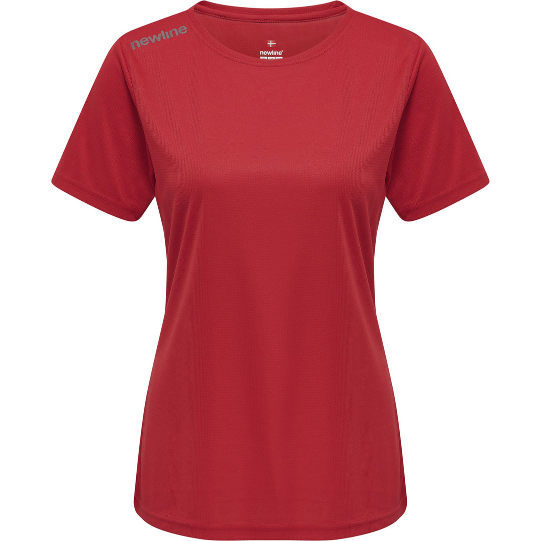 newline Women Core Functional T-Shirt S/S - tango red