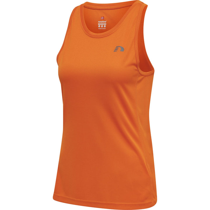 newline Women Core Running Singlet - orange tiger
