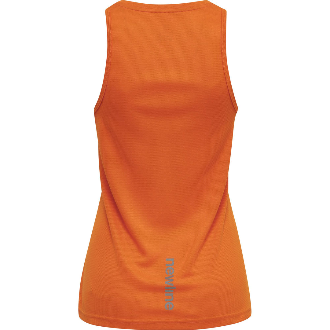 newline Women Core Running Singlet - orange tiger