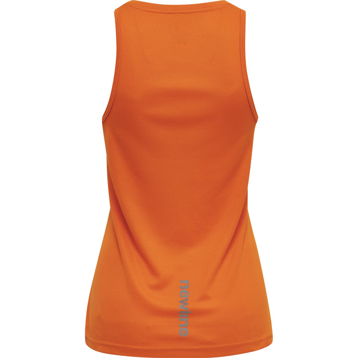 newline Women Core Running Singlet - orange tiger