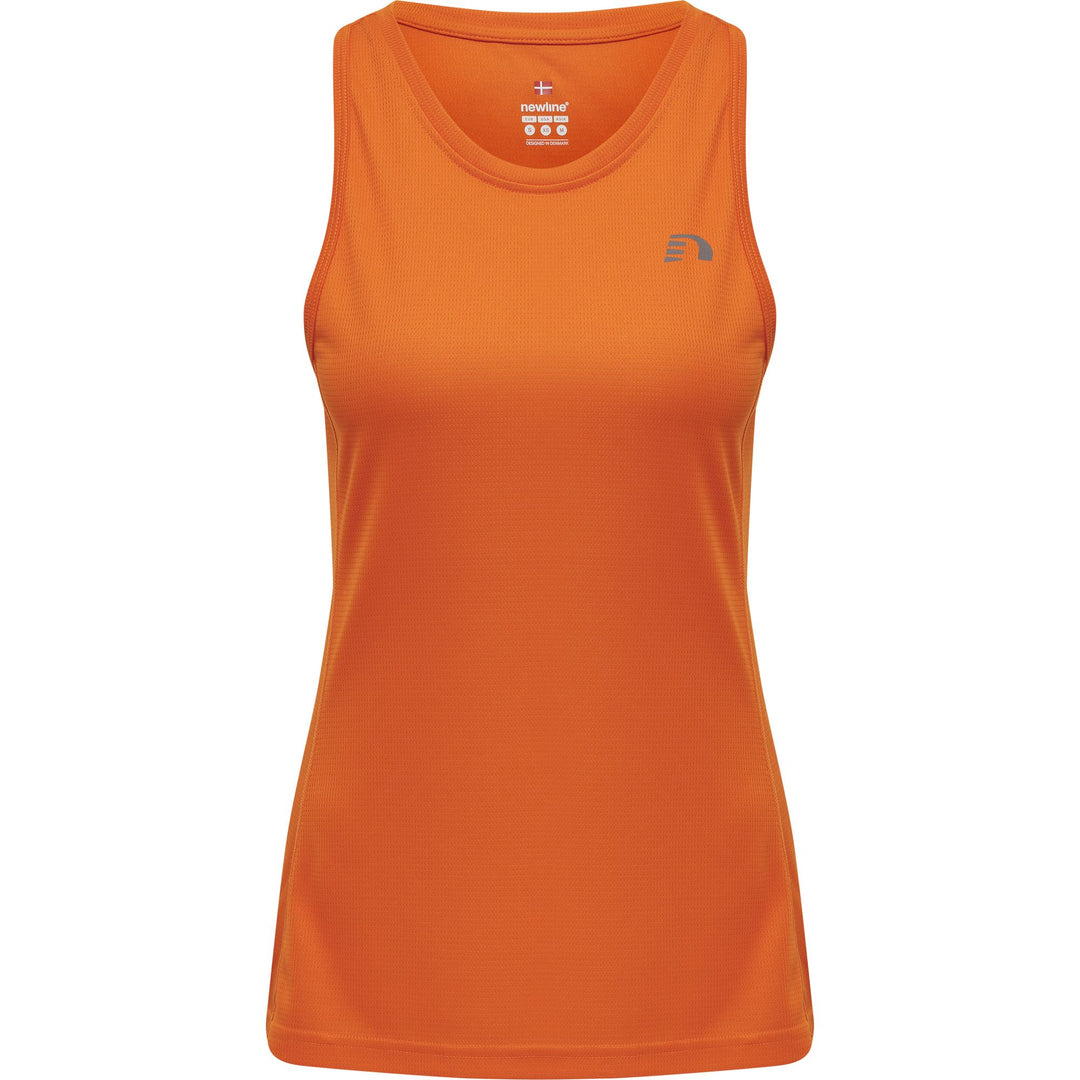 newline Women Core Running Singlet - orange tiger