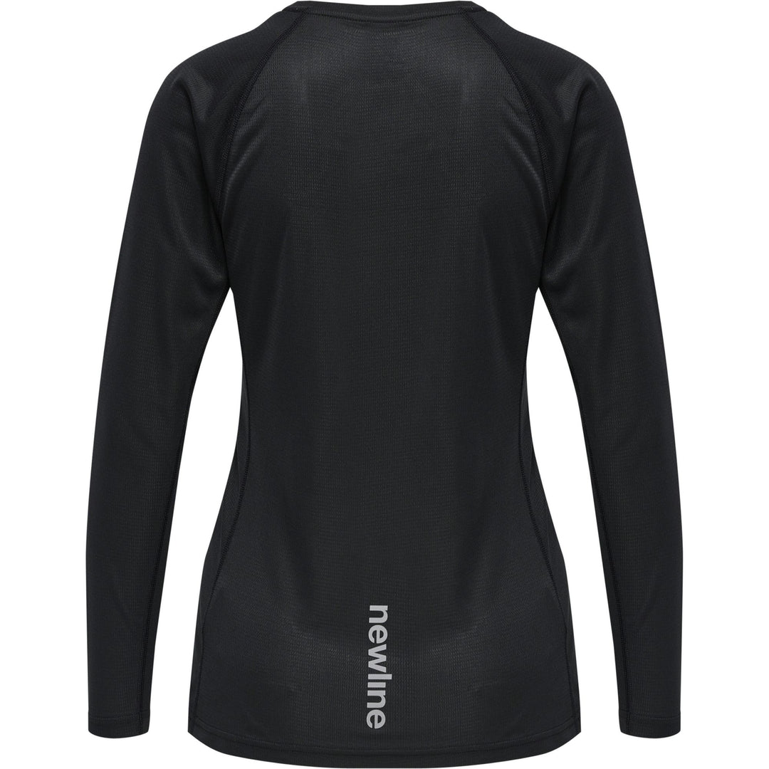newline Women Core Running T-Shirt L/S - black