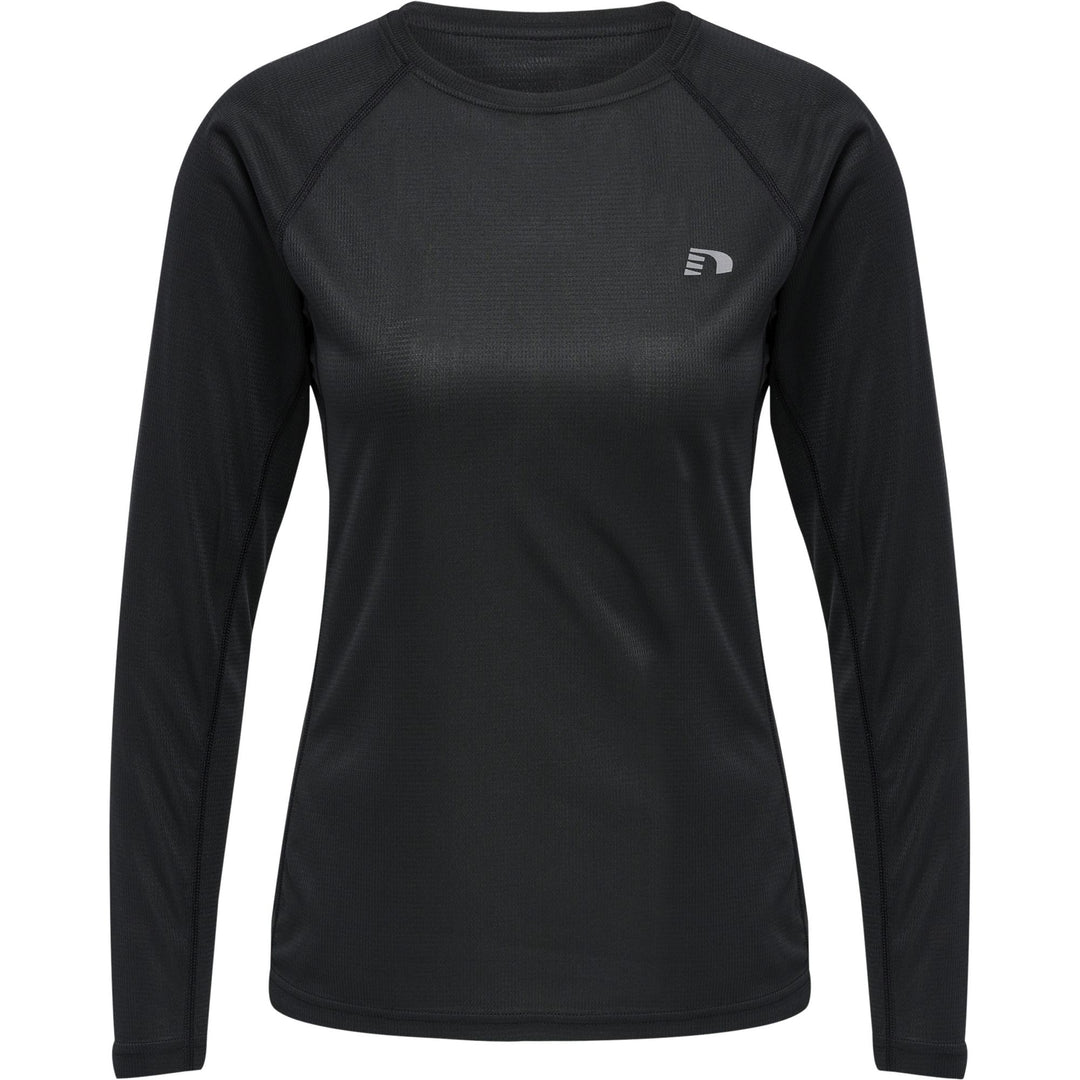 newline Women Core Running T-Shirt L/S - black