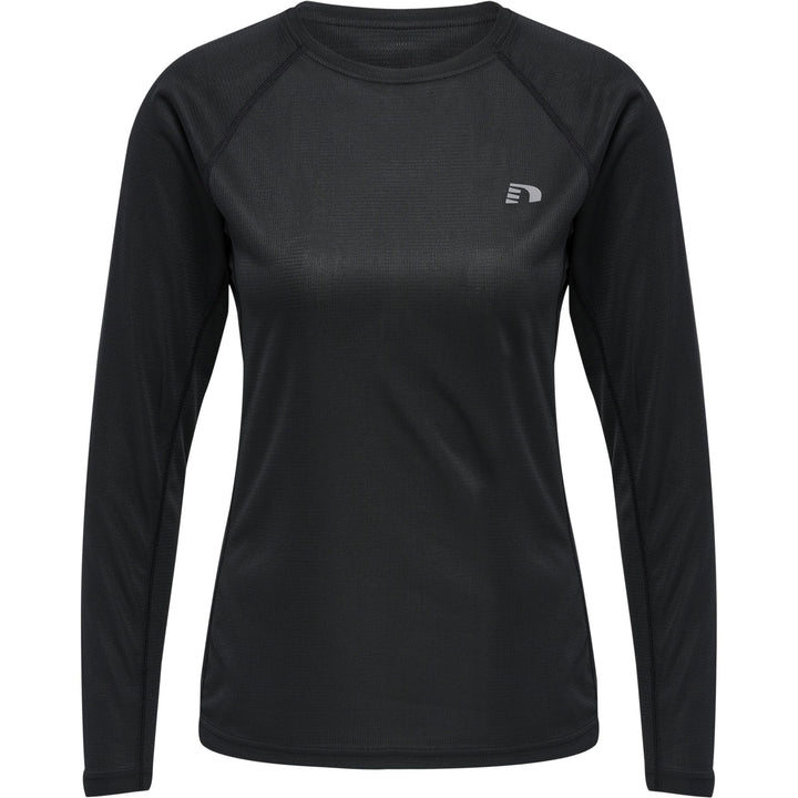 newline Women Core Running T-Shirt L/S - black
