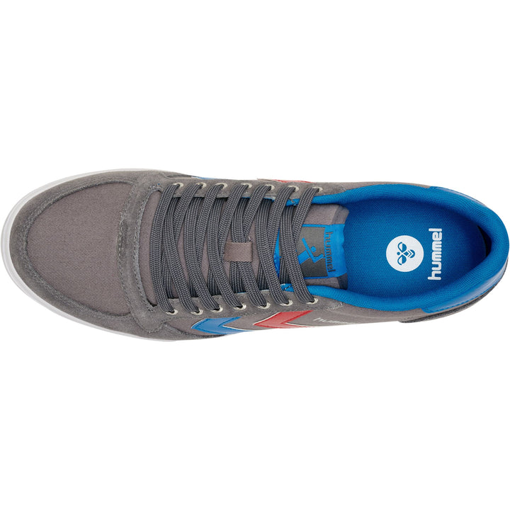 Hummel Hummel Slimmer Stadil Low - castlerock/ribbonred/bril blue