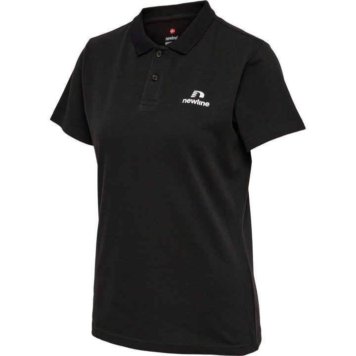 Hummel nwlLEA COTTON POLO WOMEN - BLACK - 3XL - black