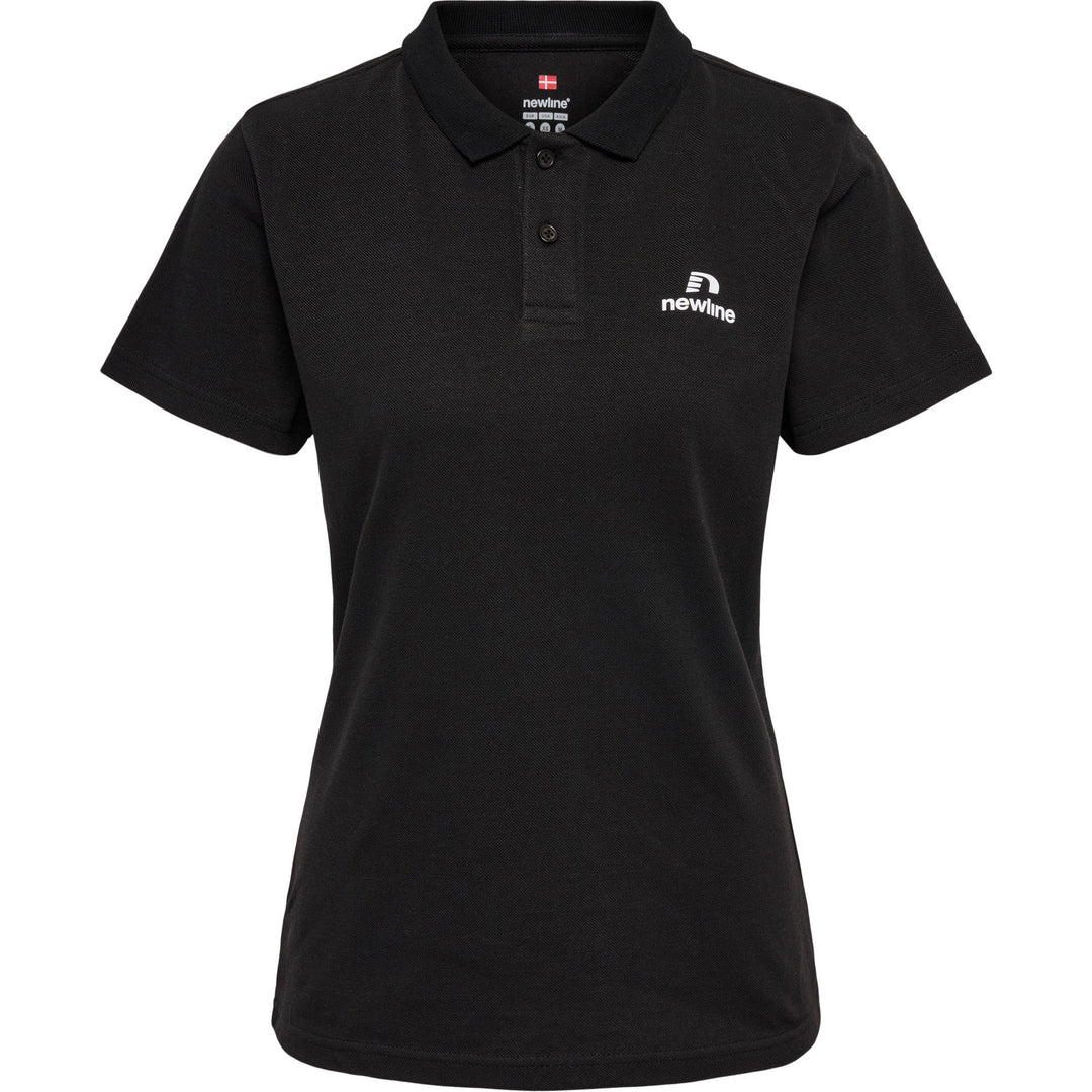 Hummel nwlLEA COTTON POLO WOMEN - BLACK - 3XL - black