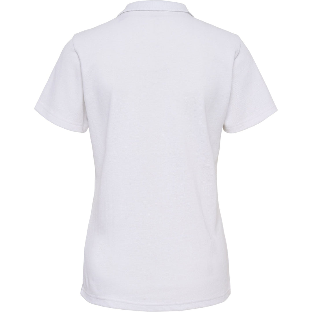 Hummel nwlLEA COTTON POLO WOMEN - WHITE - 3XL - white