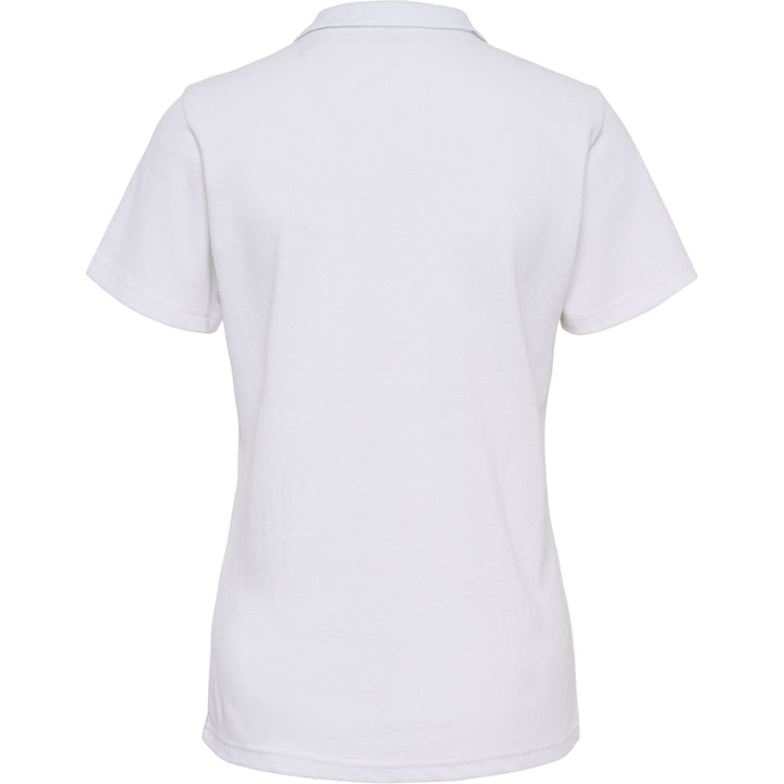 Hummel nwlLEA COTTON POLO WOMEN - WHITE - 3XL - white