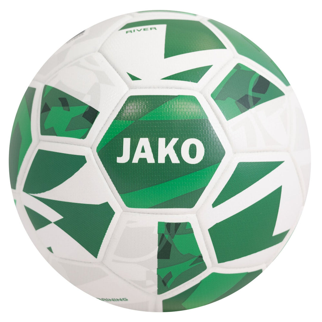 Jako Trainingsball River - weiß/grün