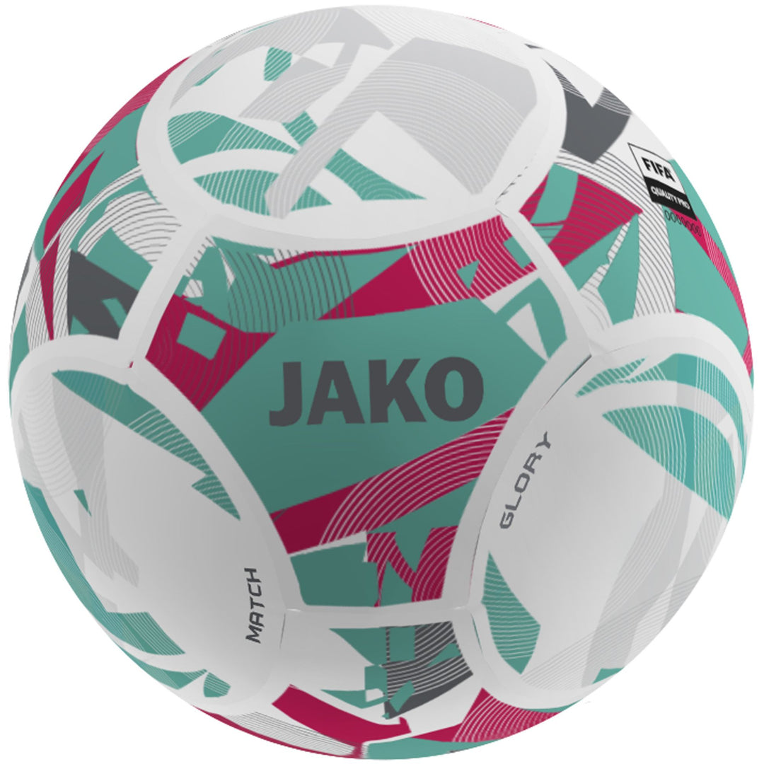 Jako Spielball Glory - weiß/rubine red/cool gray