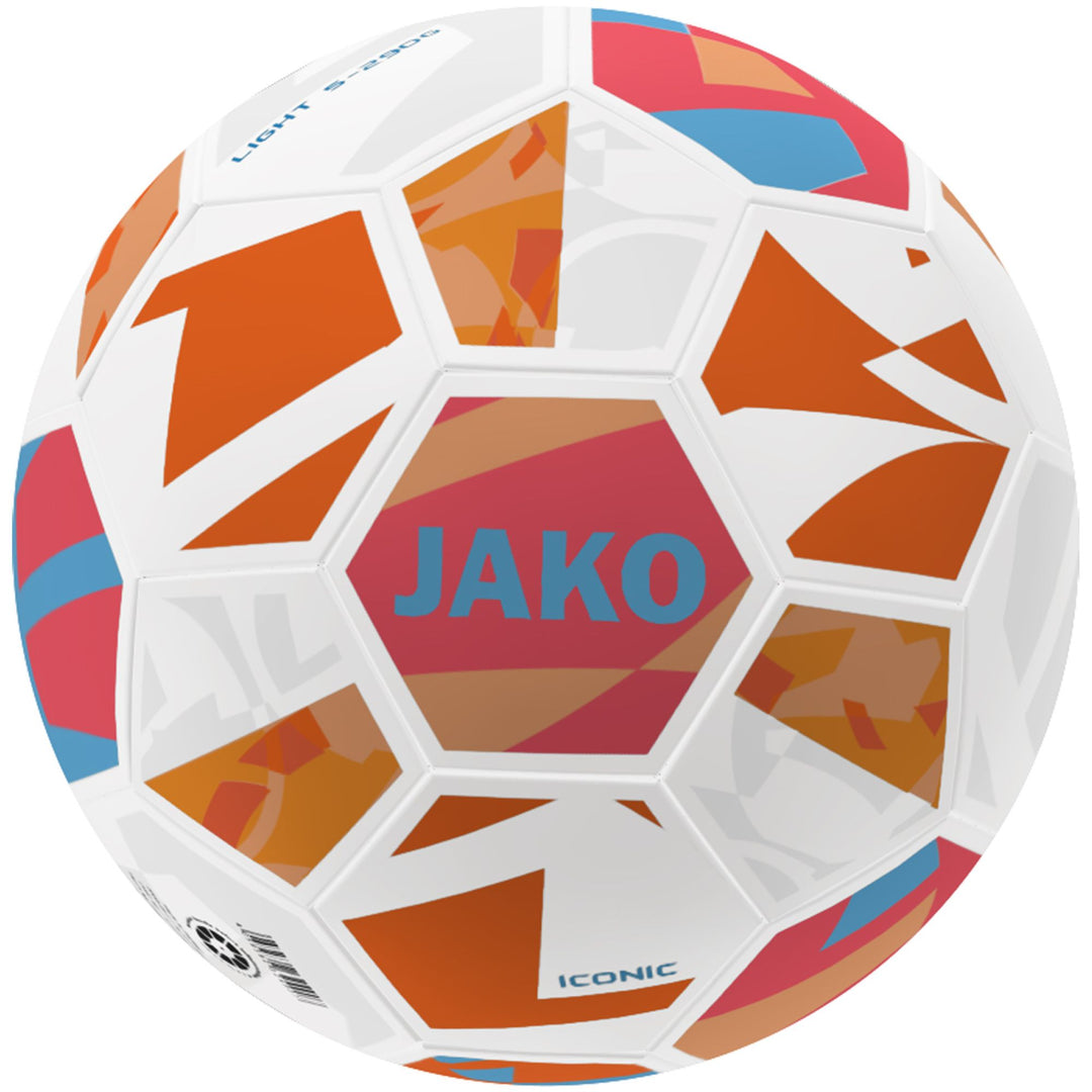 Jako Lightball Iconic - weiß/coral/lightorange, 290g
