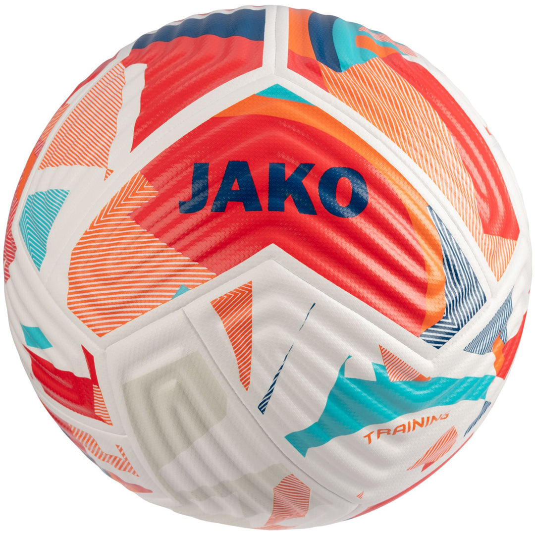 Jako Trainingsball Flow - weiß/fluo red/navy