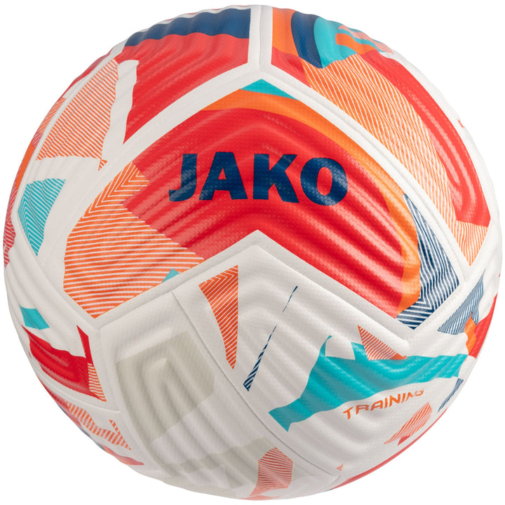 Jako Trainingsball Flow - weiß/fluo red/navy